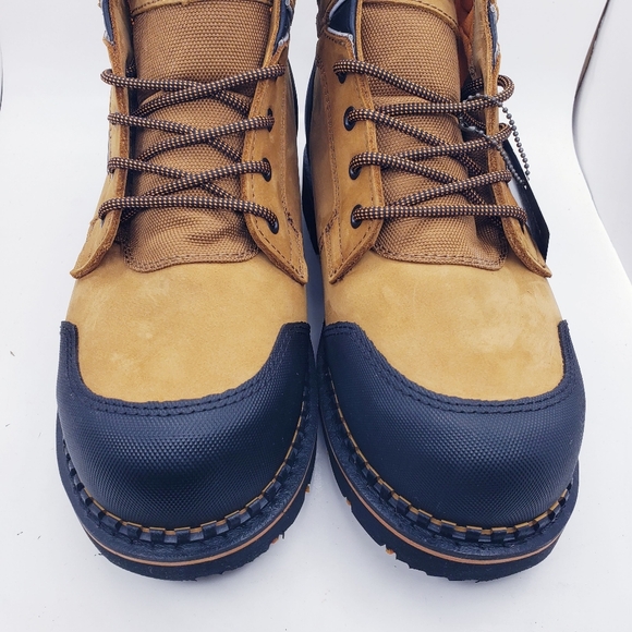 Ridgecut 6" Leather Waterproof Slip Resistant Work Boots Men's Size 10.5 Wide - Picture 6 of 13